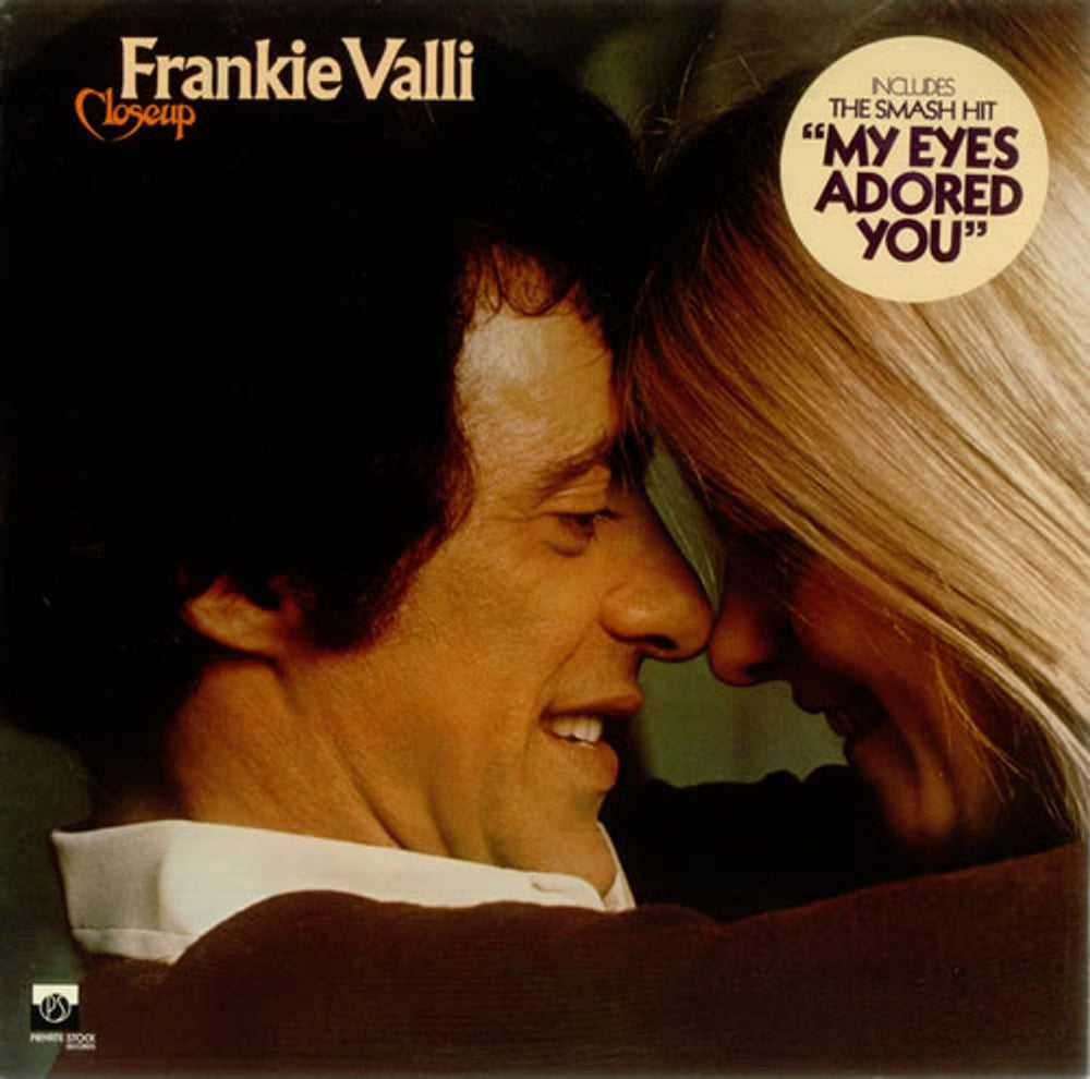 Frankie Valli Close Up UK vinyl LP album (LP record) PVLP1001