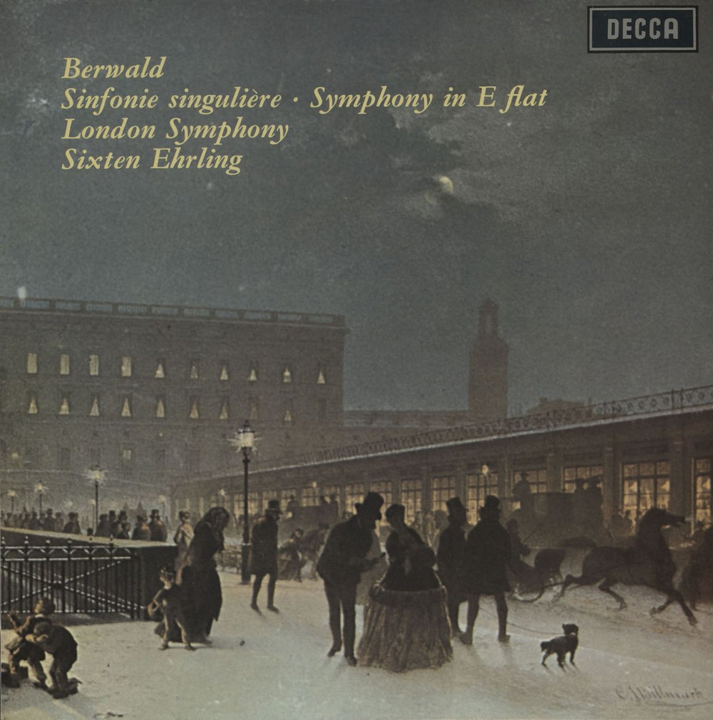 Franz Berwald Sinfonie Singulière / Symphony In E Flat - 2nd UK vinyl LP album (LP record) SXL6374