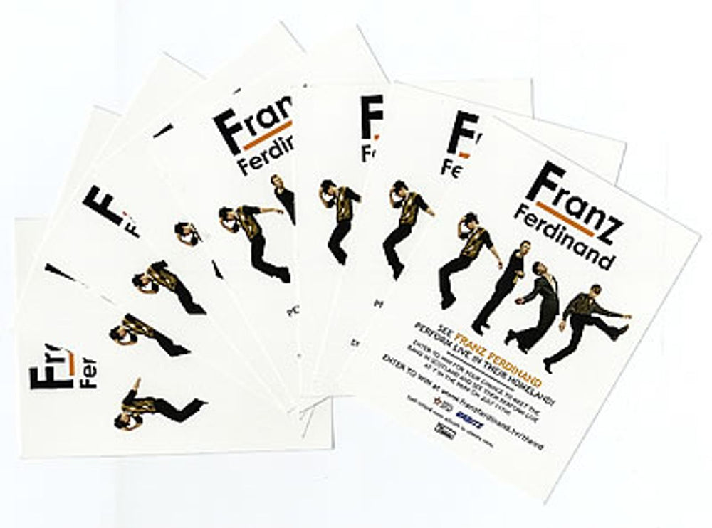 Franz Ferdinand Franz Ferdinand US Promo memorabilia PROMO POSTCARD