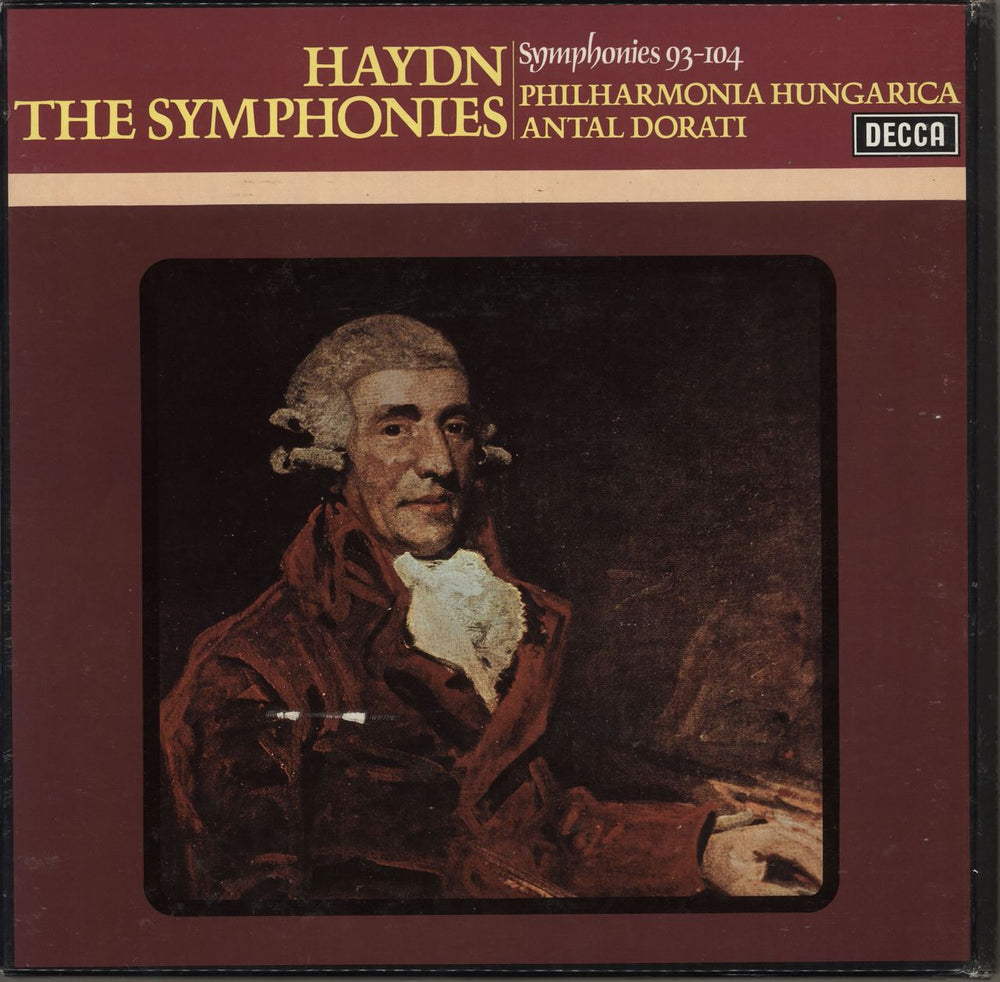 Franz Joseph Haydn The Symphonies UK Vinyl Box Set HDNJ41-46