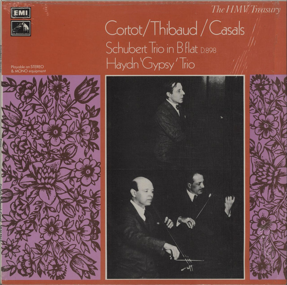 Franz Schubert Schubert Trio in B Flat D.898 / Haydn 'Gypsy' Trio UK vinyl LP album (LP record) HLM7017