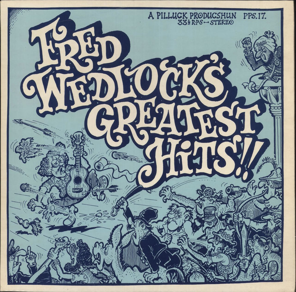 Fred Wedlock Fred Wedlock's Greatest Hits UK vinyl LP album (LP record) PPS17