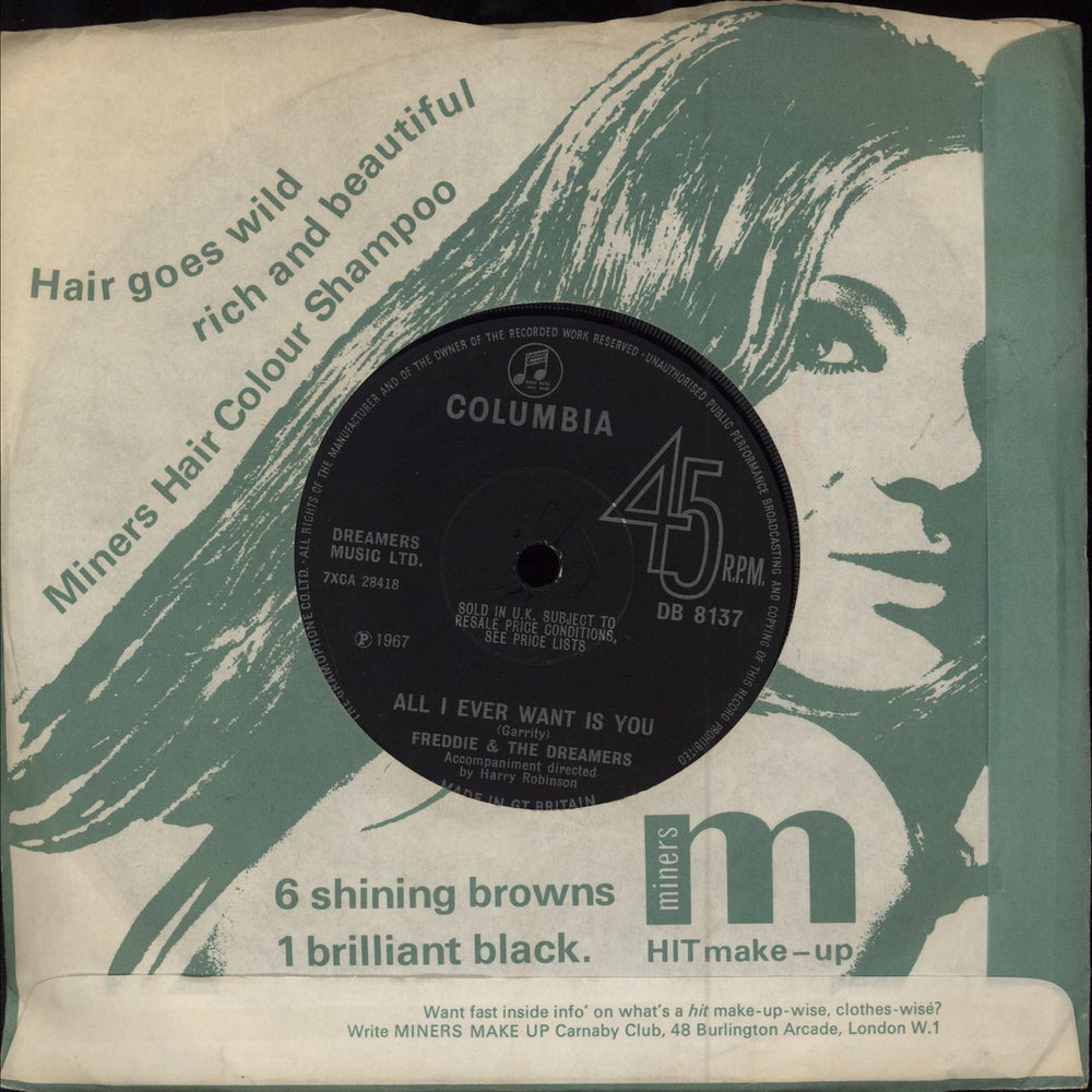 Freddie & The Dreamers Hello, Hello UK 7" vinyl single (7 inch record / 45)