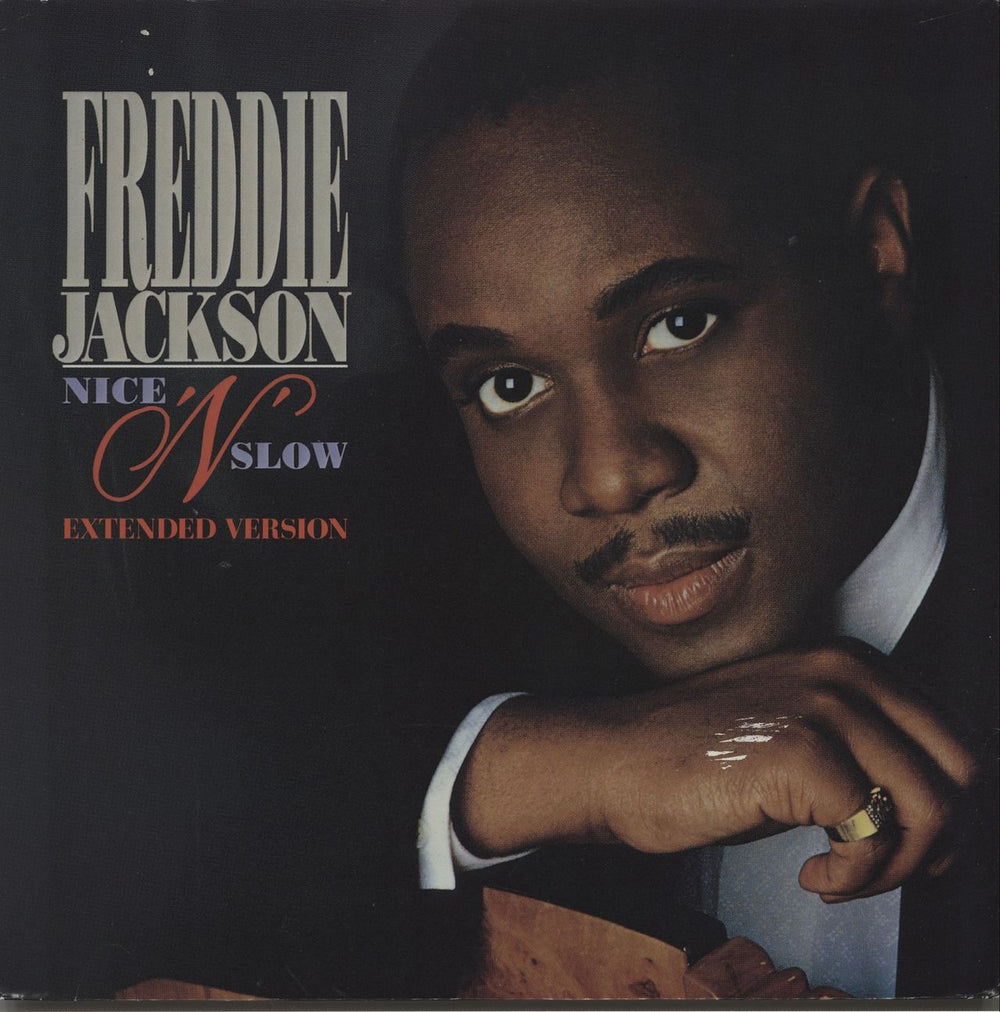 Freddie Jackson Nice 'n' Slow - Extended Version UK 12" vinyl single (12 inch record / Maxi-single) 12CL502