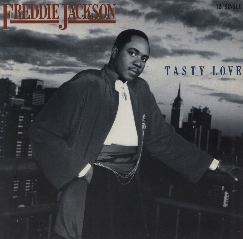 Freddie Jackson Tasty Love UK 12" vinyl single (12 inch record / Maxi-single) 12CL428