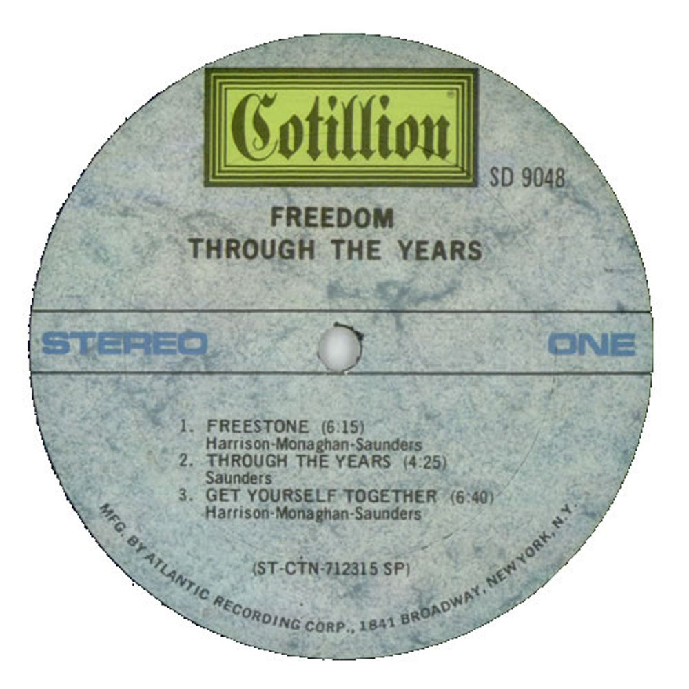 Freedom (60s) Through The Years US vinyl LP album (LP record) FRDLPTH537343