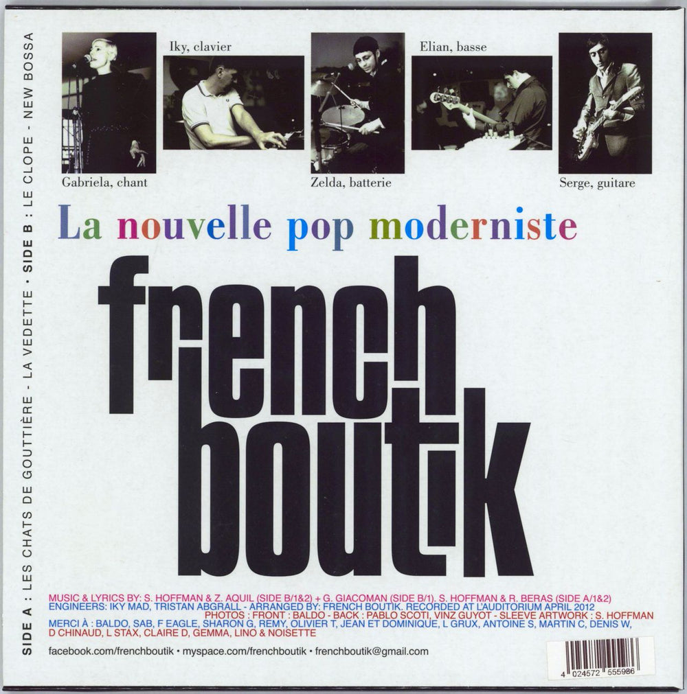 French Boutik Les Chats De Gouttiere German 7" vinyl single (7 inch record / 45) 4024572555986