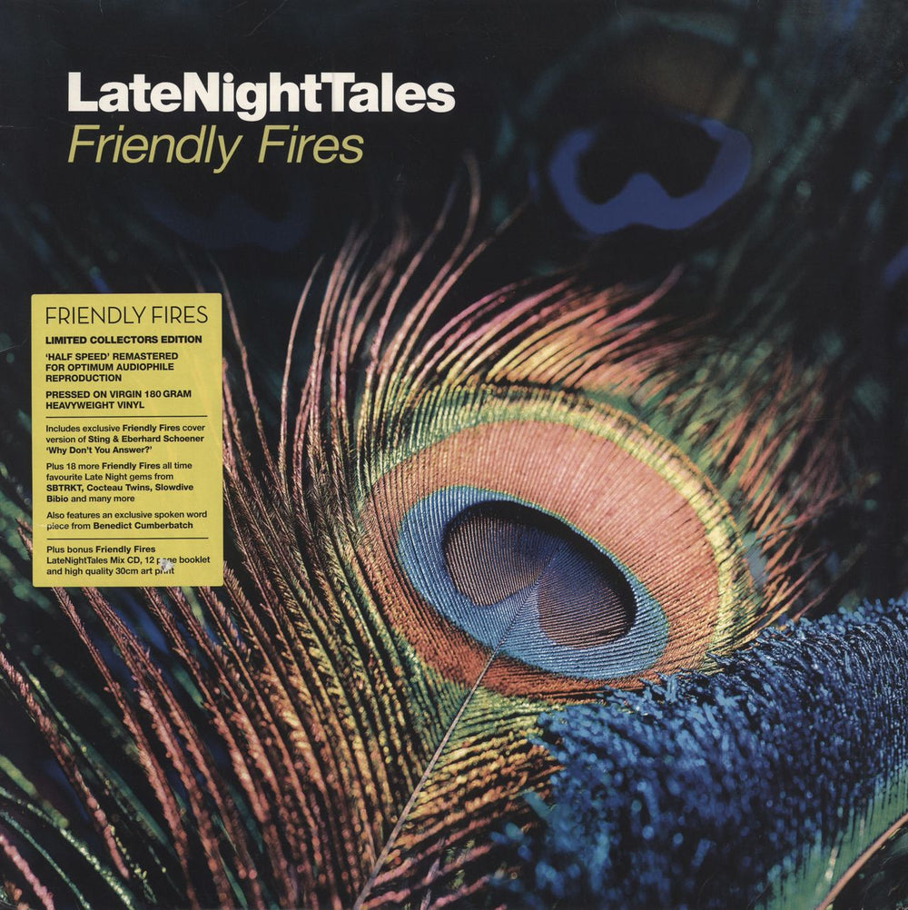 Friendly Fires Late Night Tales - 180gm Vinyl + Bonus CD UK 2-LP vinyl record set (Double LP Album) ALNLP30