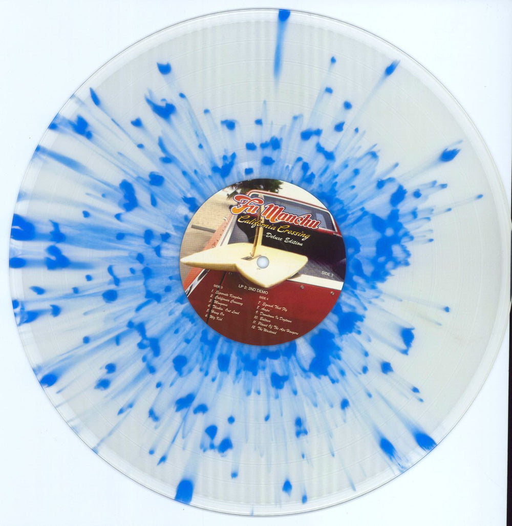 Fu Manchu California Crossing - Coloured Splatter Vinyl US 3-LP vinyl record set (Triple LP Album)