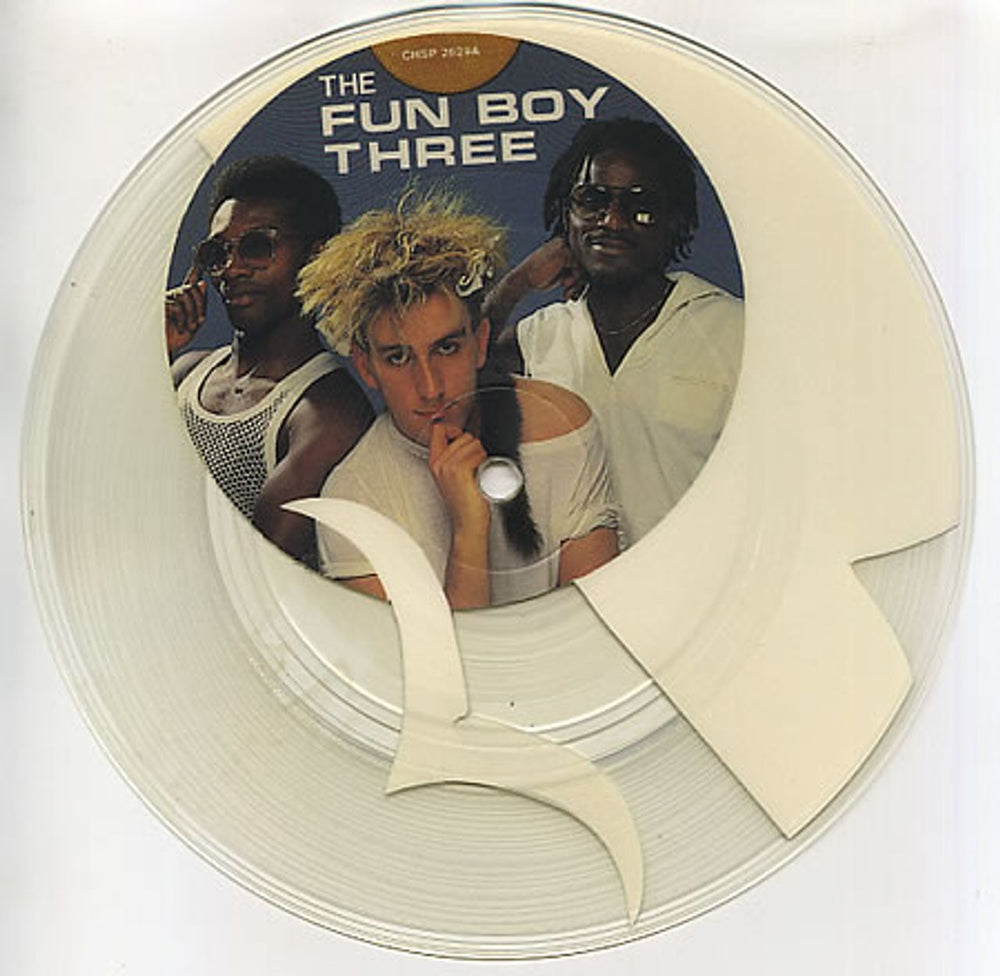 Fun Boy Three Summertime UK 7" vinyl picture disc (7 inch picture disc single) CHSP2629