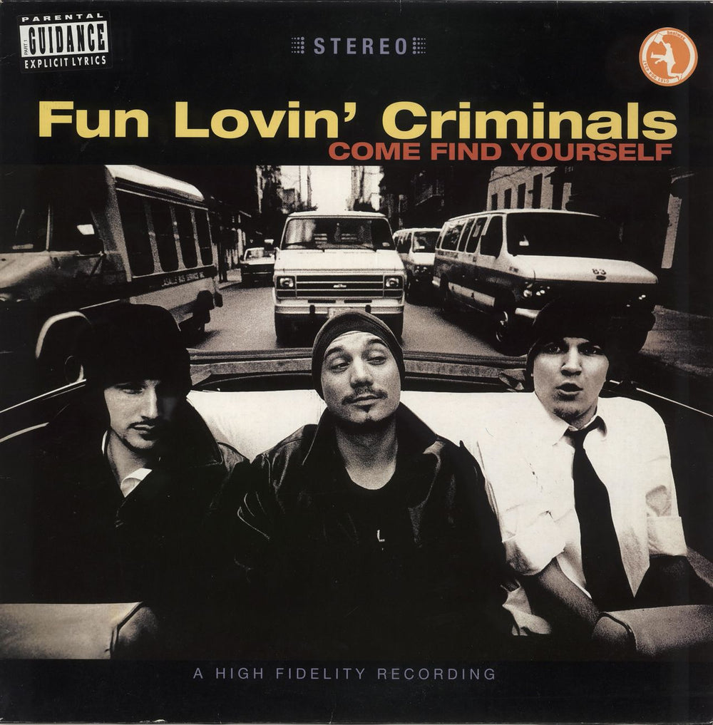 Fun Lovin Criminals Come Find Yourself UK vinyl LP album (LP record) CHR6113