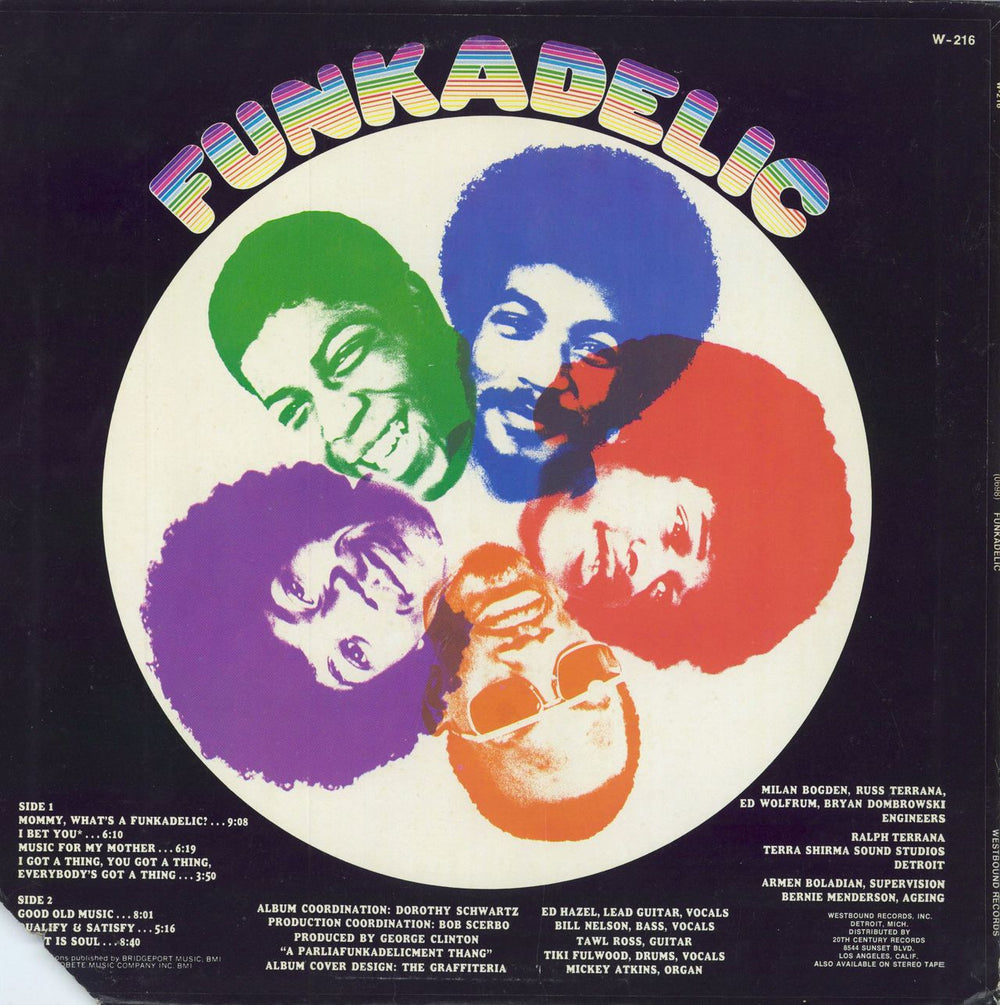 Funkadelic Funkadelic - EX US vinyl LP album (LP record)