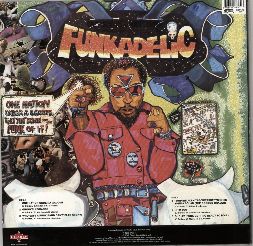 Funkadelic One Nation Under A Groove - Pink Vinyl UK vinyl LP album (LP record) FNKLPON765646