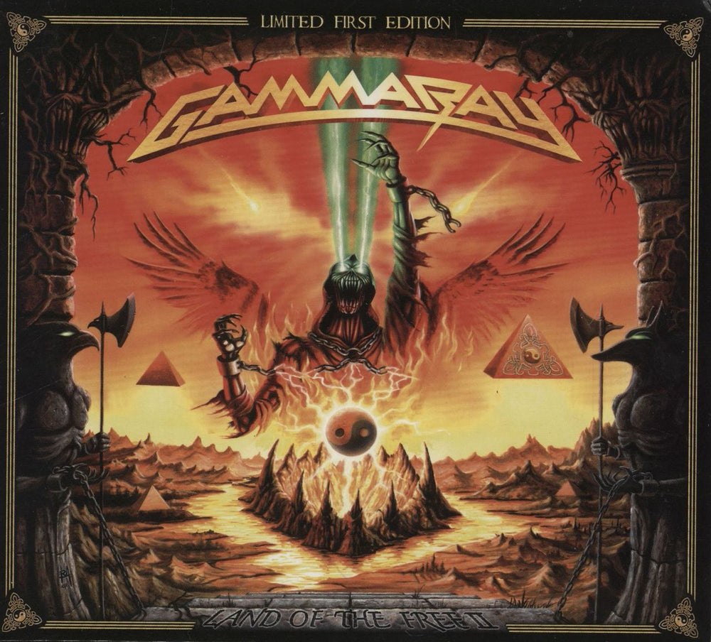 Gamma Ray Land Of The Free German CD album (CDLP) SPV98620CD