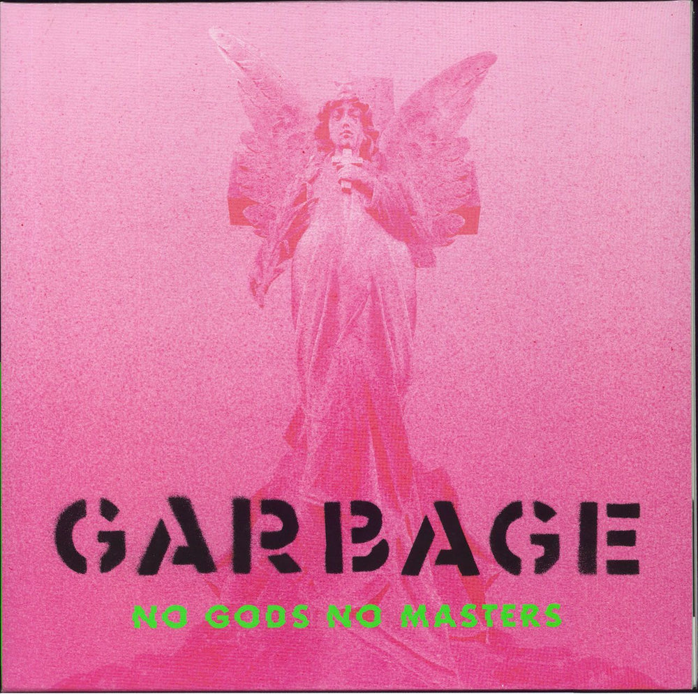 Garbage No Gods No Masters - Neon Green Vinyl UK vinyl LP album (LP record) INFECT644LP