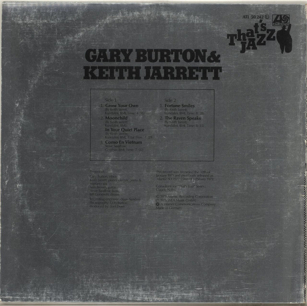 Gary Burton That's Jazz - Die-cut sleeve German vinyl LP album (LP record)