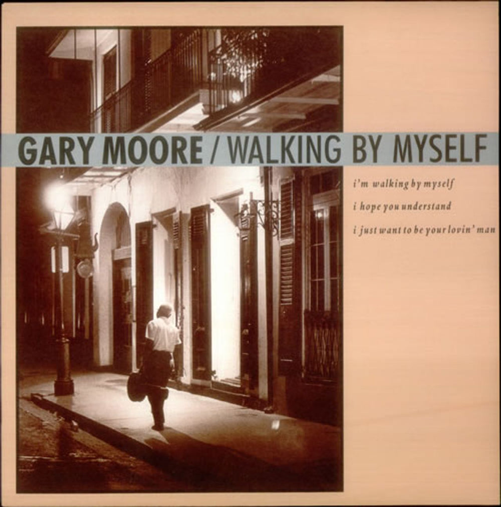 Gary Moore Walking By Myself UK 12" vinyl single (12 inch record / Maxi-single) VST1281