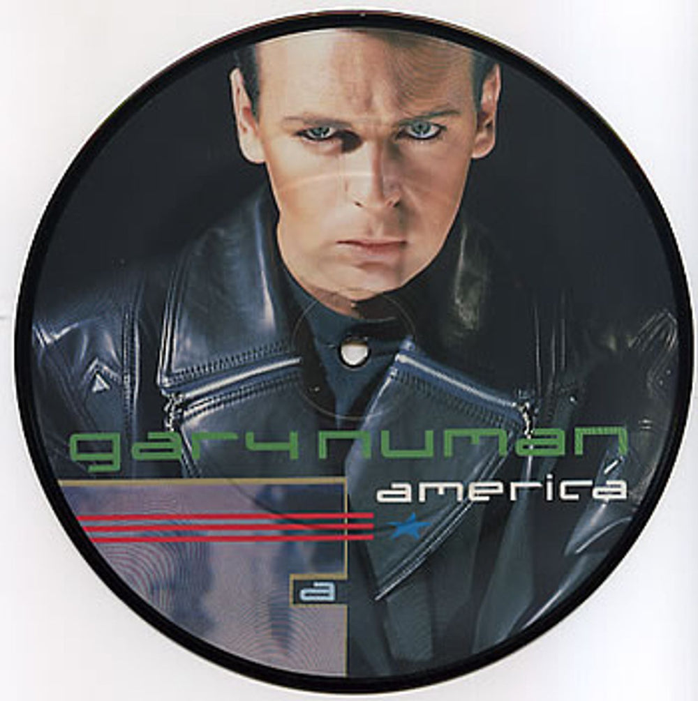 Gary Numan America UK 7" vinyl picture disc (7 inch picture disc single) ILSPD1004