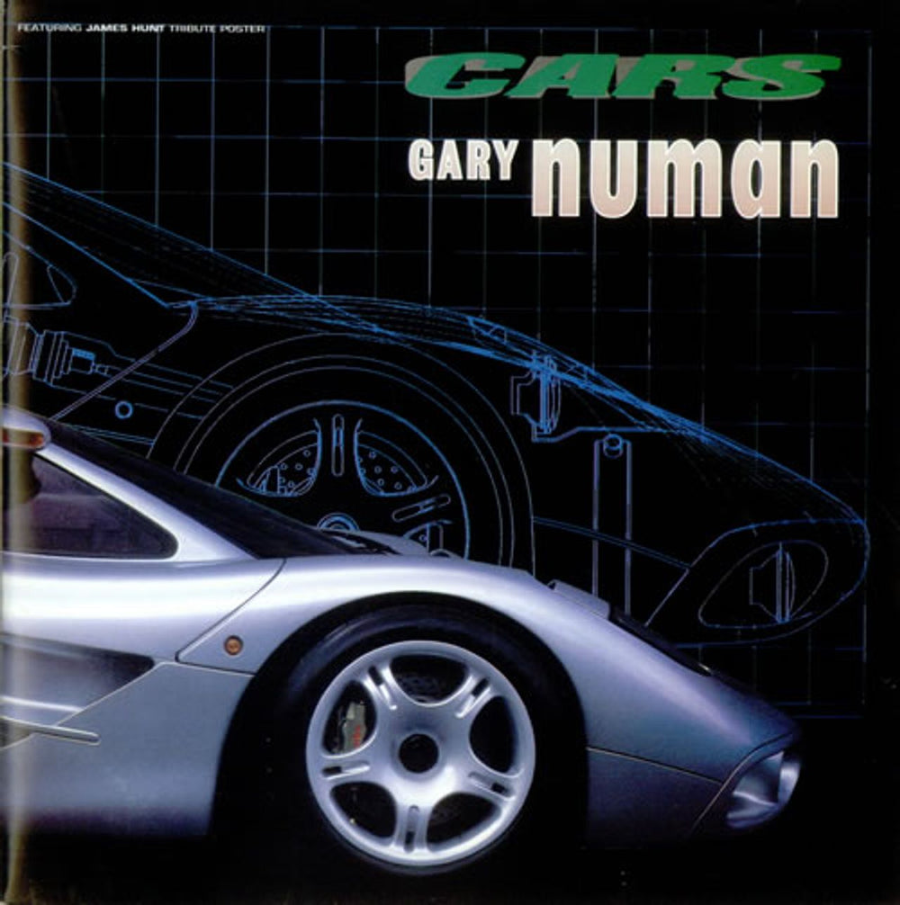 Gary Numan Cars - Poster Slv UK 7" vinyl single (7 inch record / 45) BEG264