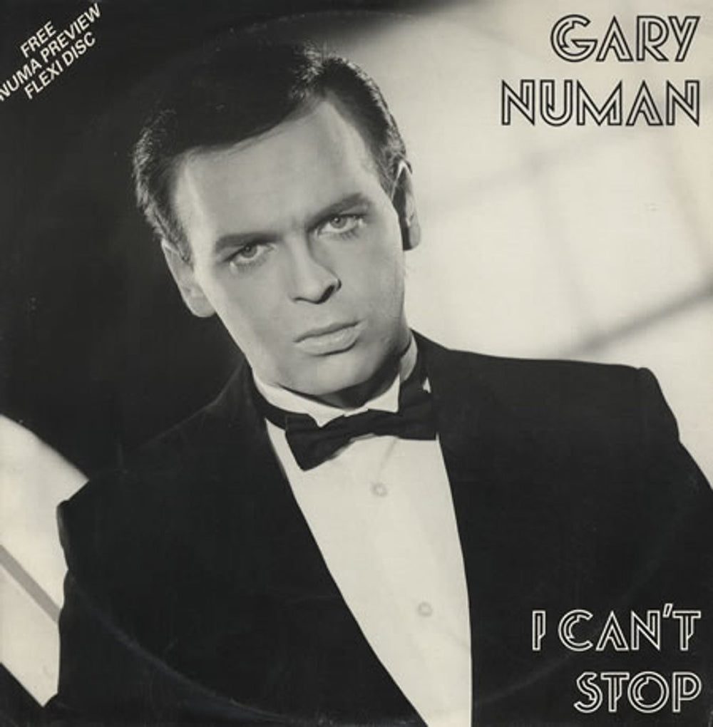 Gary Numan I Can't Stop + Flexi UK 12" vinyl single (12 inch record / Maxi-single) NUM17