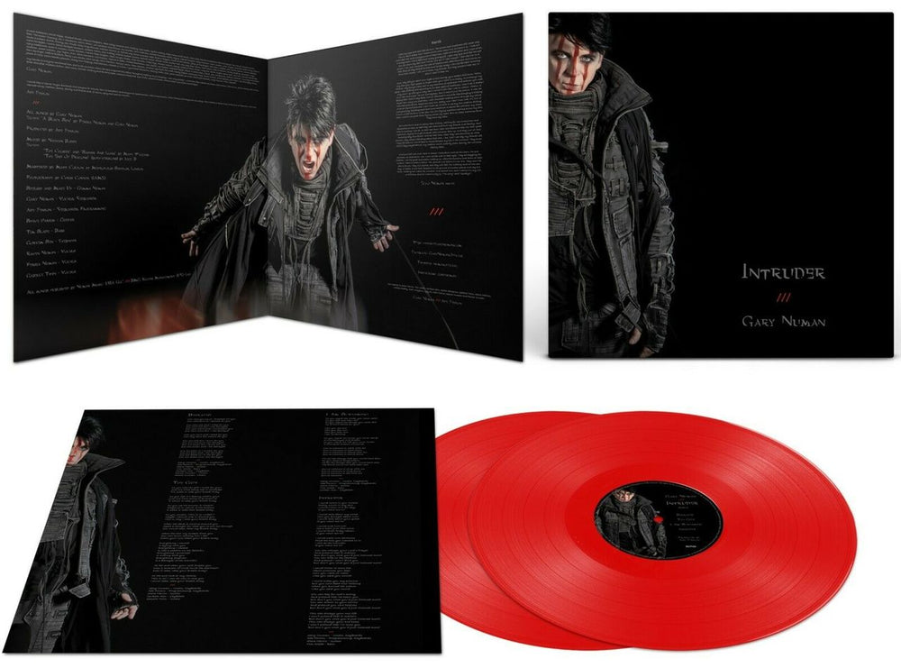 Gary Numan Intruder - Red Vinyl - Sealed UK 2-LP vinyl record set (Double LP Album) NUM2LIN769460