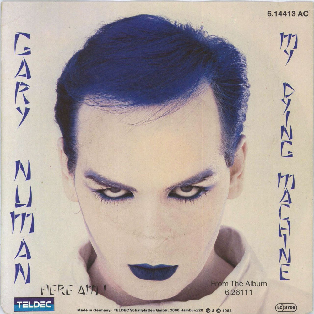 Gary Numan My Dying Machine German 7" vinyl single (7 inch record / 45) 6.14413