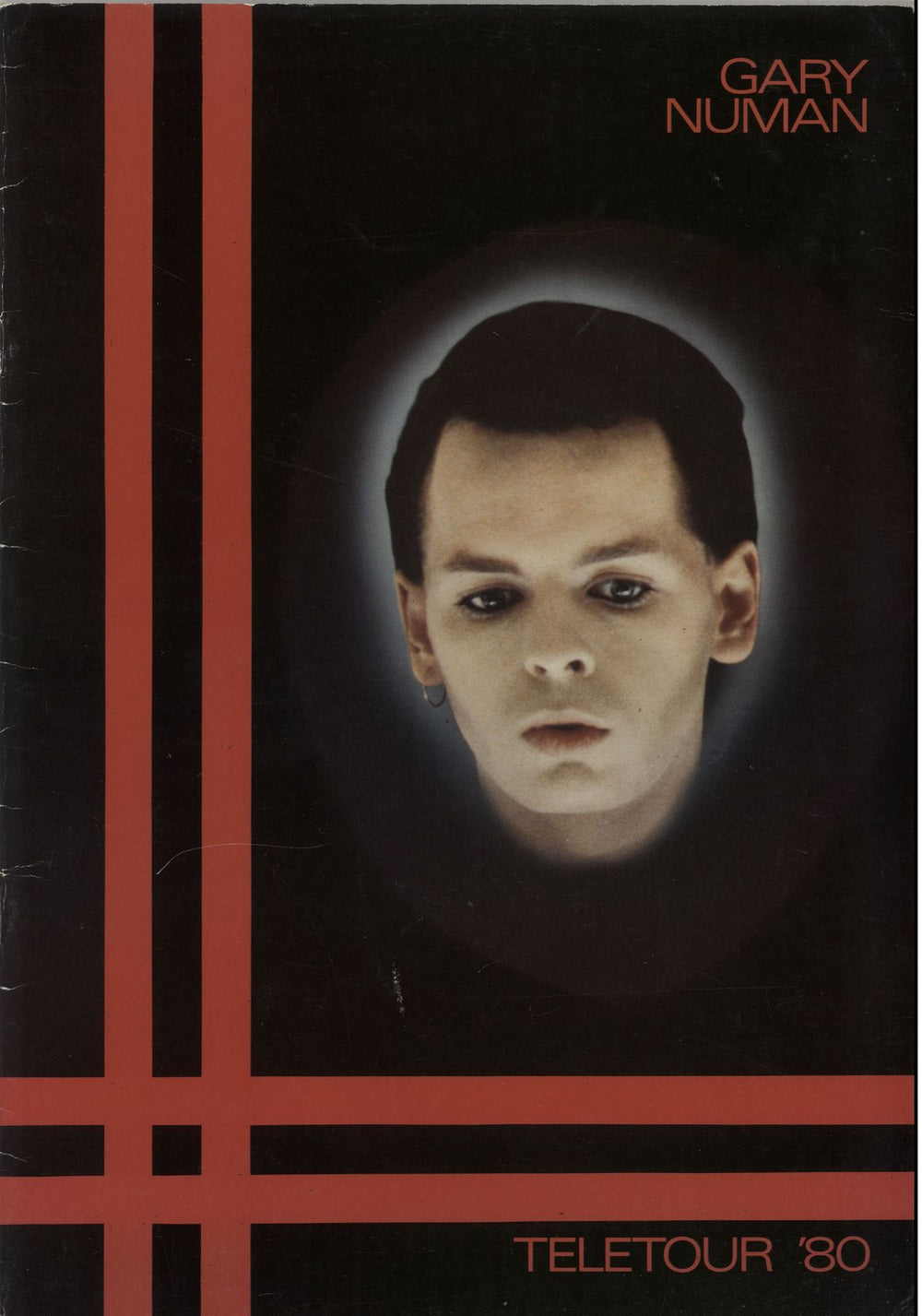 Gary Numan Teletour '80 UK tour programme TOUR PROGRAMME