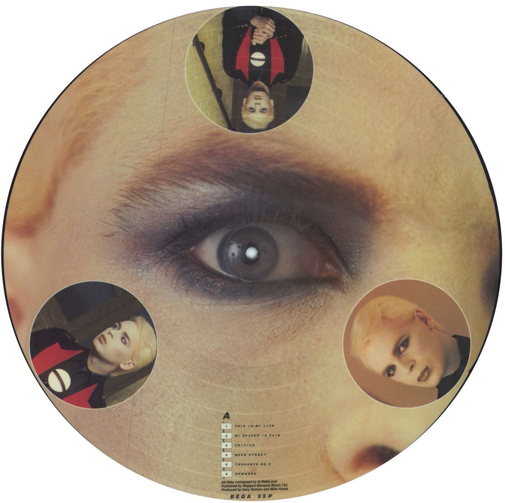 Gary Numan The Plan UK picture disc LP (vinyl picture disc album)