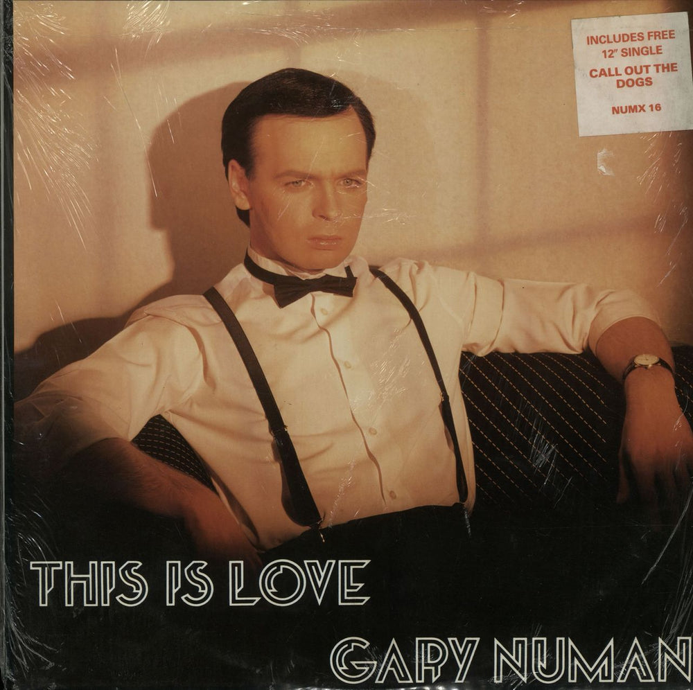 Gary Numan This Is Love + Call Out The Dogs 12" - Sealed UK 12" vinyl single (12 inch record / Maxi-single) NUMX16