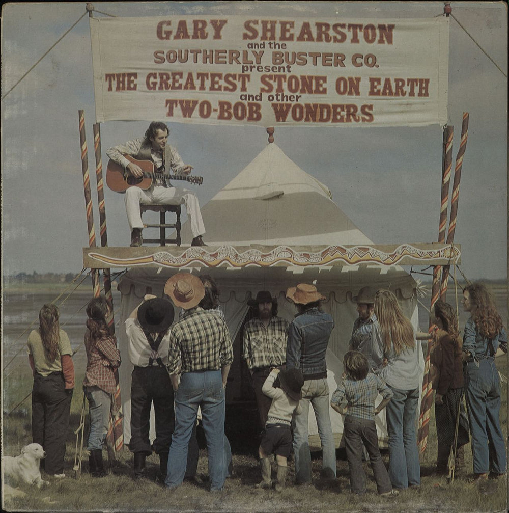 Gary Shearston The Greatest Stone On Earth And Other Two-Bob Wonders UK vinyl LP album (LP record) CAS1106