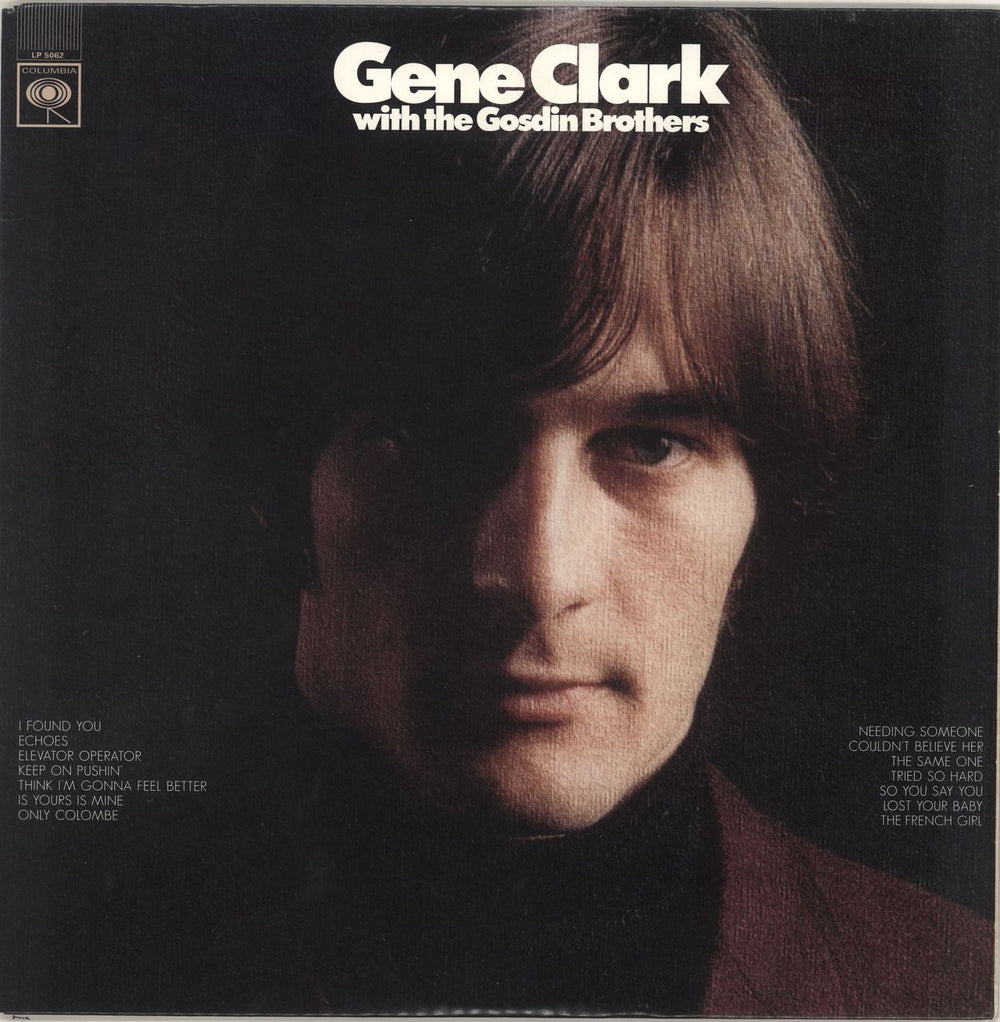 Gene Clark Gene Clark With The Gosdin Brothers US vinyl LP album (LP record) LP5062