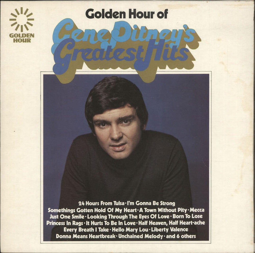 Gene Pitney Greatest Hits UK vinyl LP album (LP record) GH805