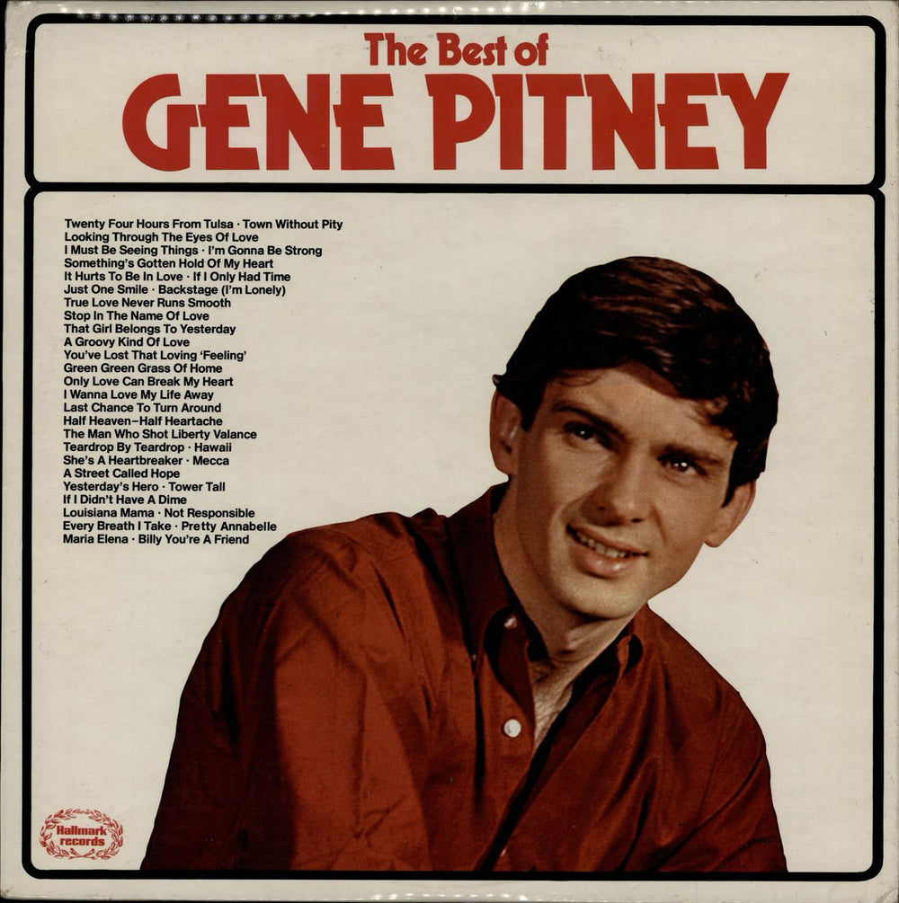 Gene Pitney The Best Of UK 3-LP vinyl record set (Triple LP Album) SHM842/866/879