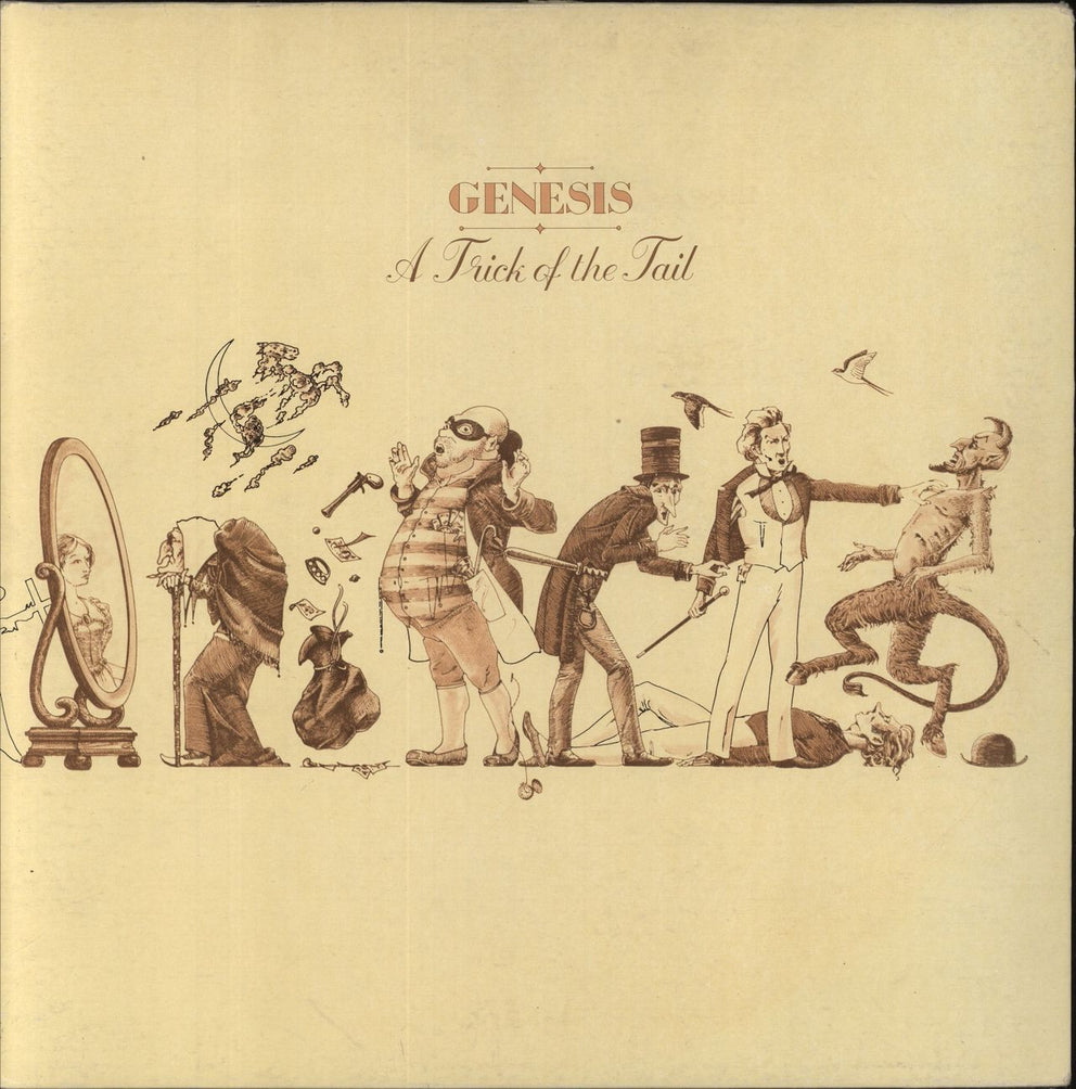 Genesis A Trick Of The Tail - 3rd + Inner - EX UK vinyl LP album (LP record) CDS4001