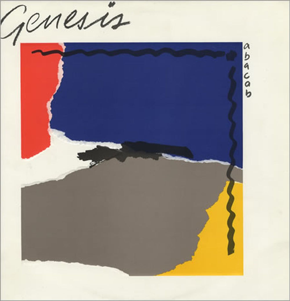 Genesis Abacab - R/B/G/Y Sleeve UK vinyl LP album (LP record) CBR102