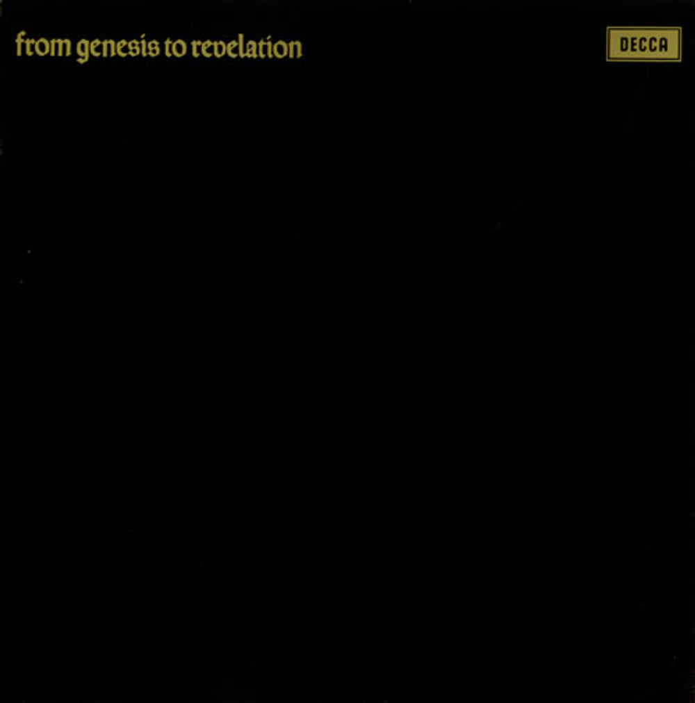 Genesis From Genesis To Revelation - 2nd + Insert UK vinyl LP album (LP record) SKL4990