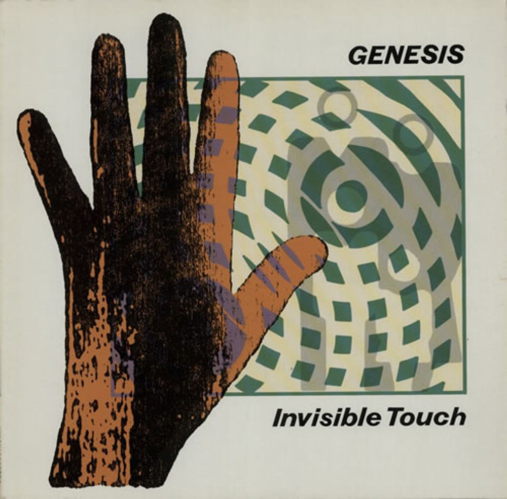 Genesis Invisible Touch - embossed p/s German vinyl LP album (LP record) 207750-630