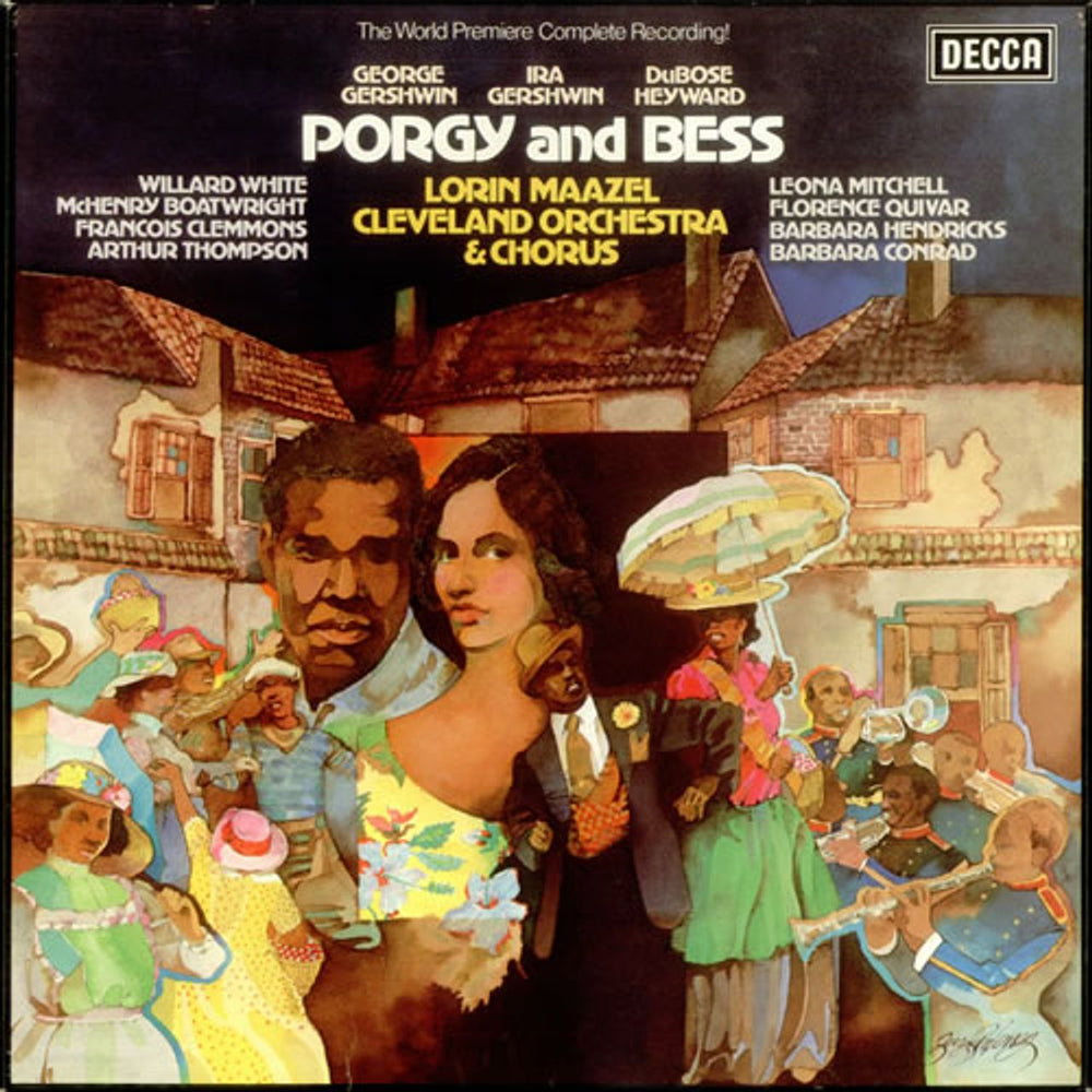 George Gershwin Porgy and Bess UK Vinyl Box Set SET609-11