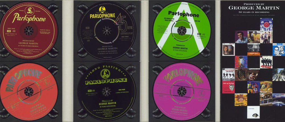 George Martin Produced By George Martin: 50 Years in Recording UK 6-CD album set 724353263126