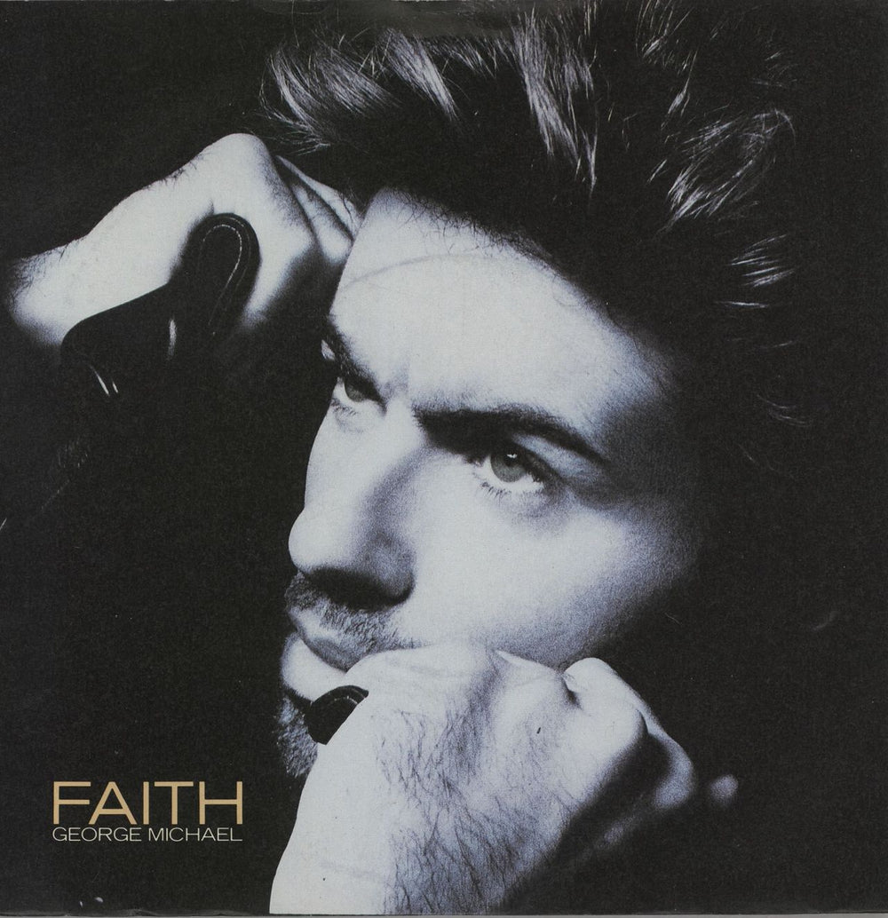 George Michael Faith + Paper P/S UK 7" vinyl single (7 inch record / 45) EMU3