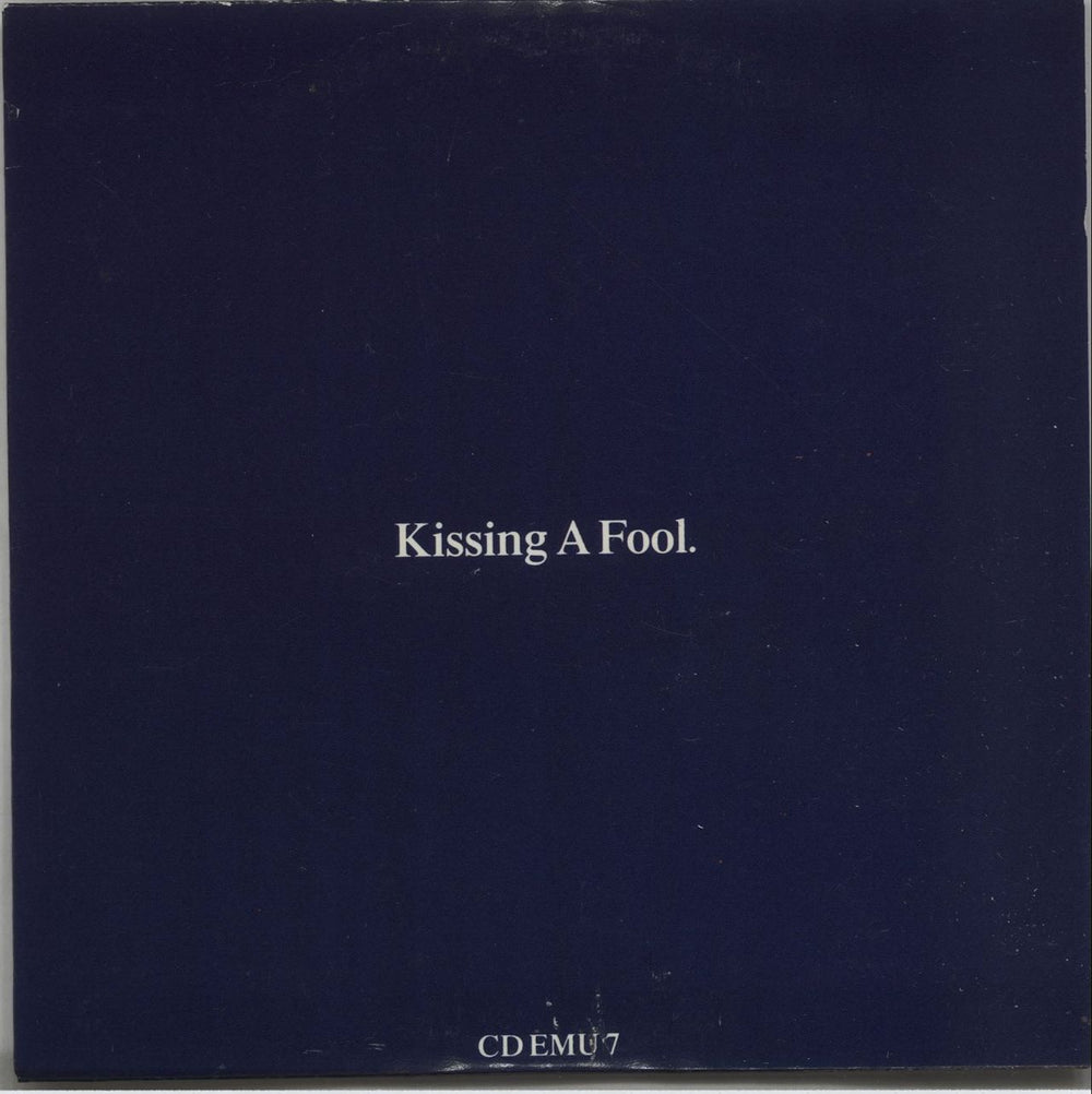 George Michael Kissing A Fool UK CD single (CD5 / 5") CDEMU7