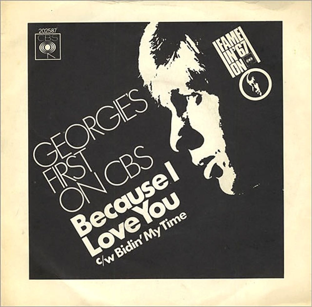 Georgie Fame Because I Love You - 4pr + P/S UK 7" vinyl single (7 inch record / 45) 202587