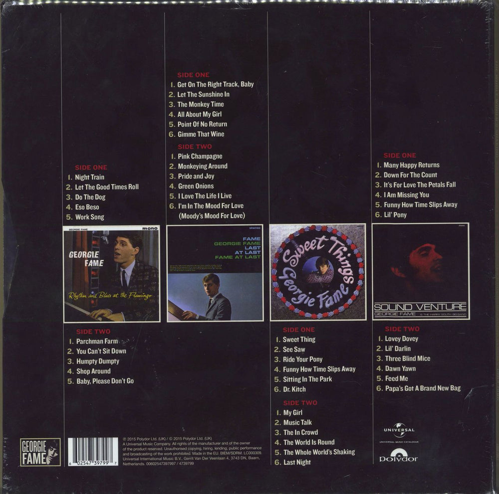 Georgie Fame The Whole World’s Shaking - Complete Recordings 1963-1966 - Sealed UK 4-LP vinyl album record set 602547397997
