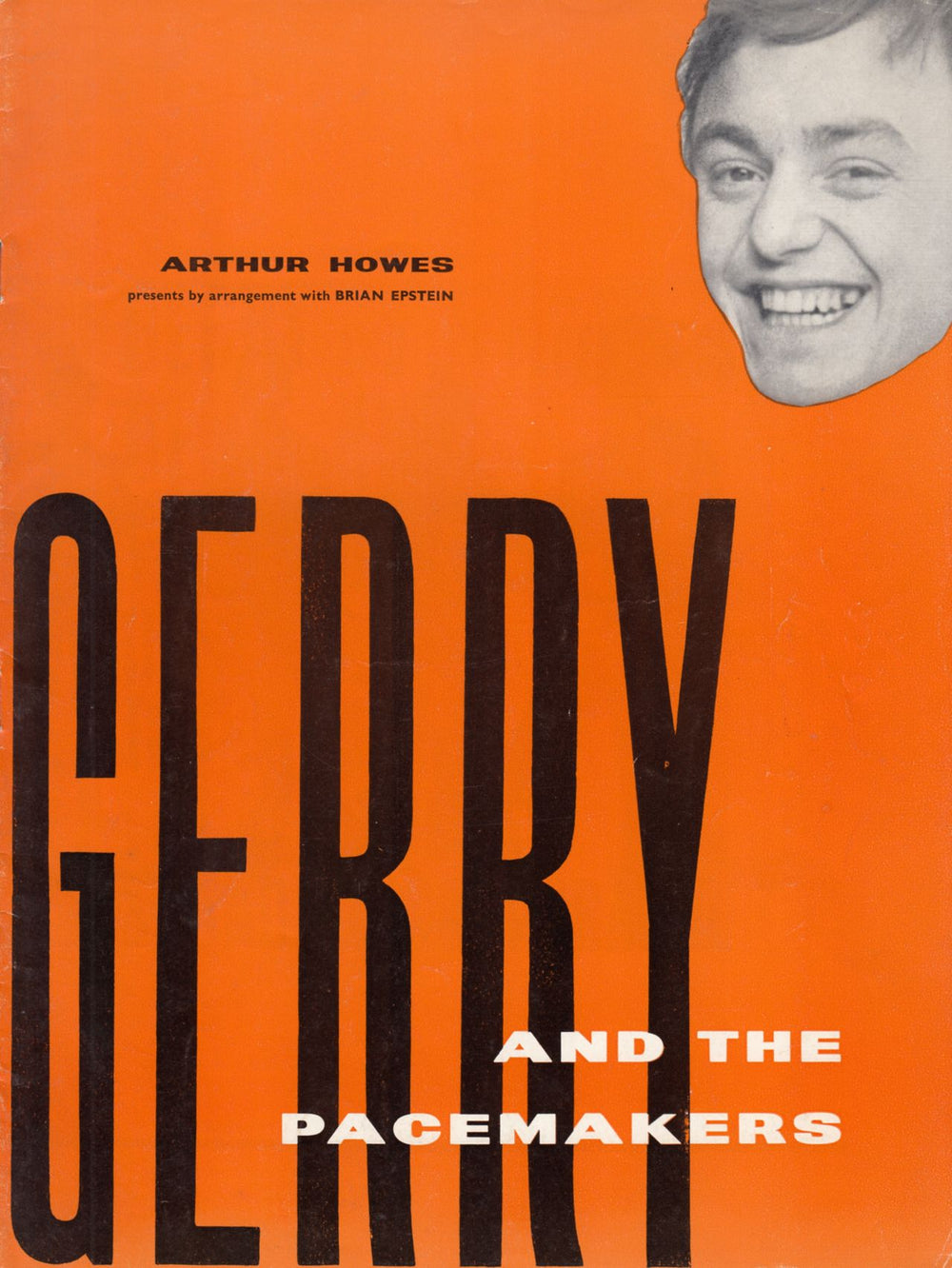 Gerry And The Pacemakers Show Programme UK tour programme PROGRAMME