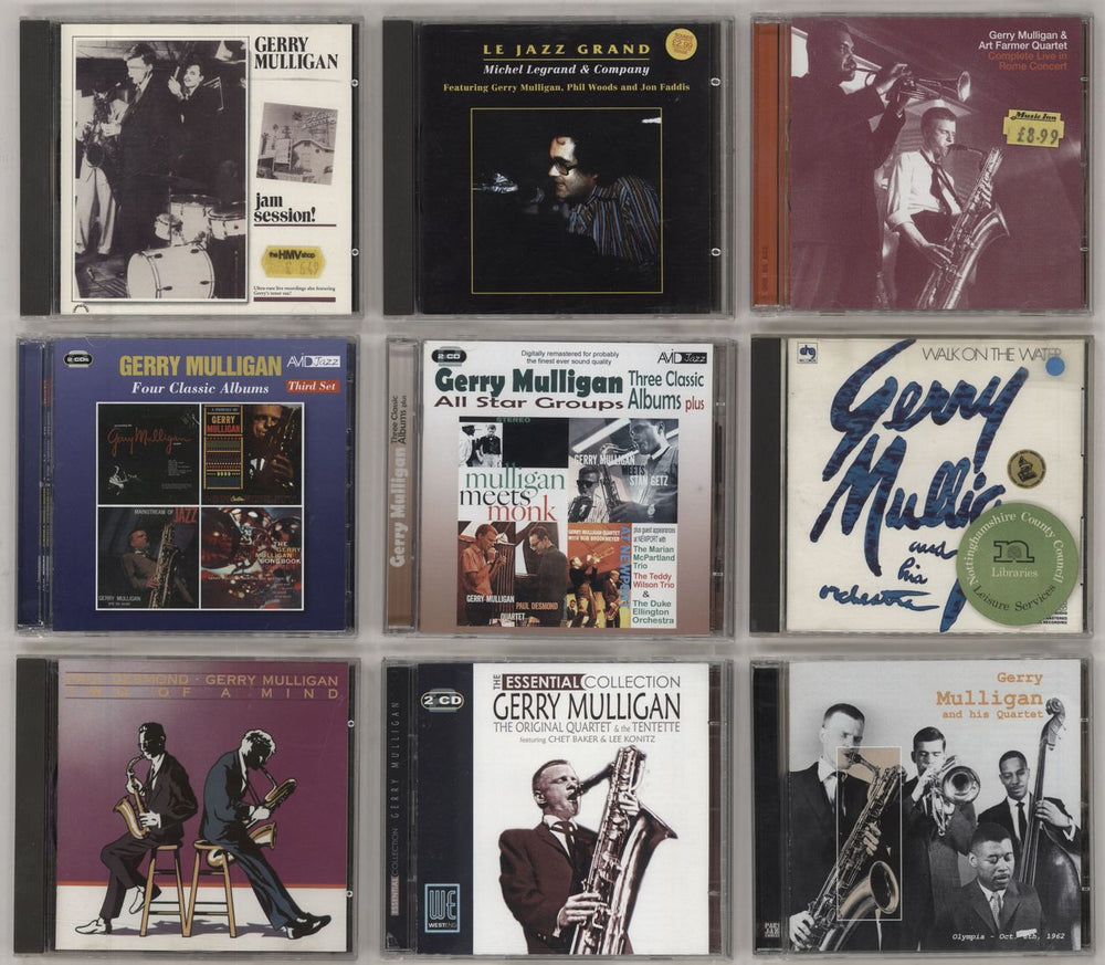 Gerry Mulligan CD Album Collection UK CD album (CDLP)