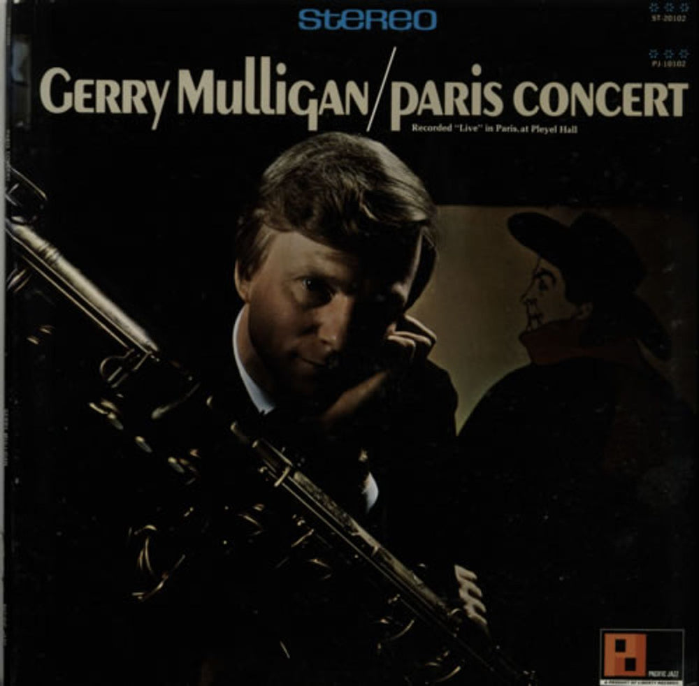 Gerry Mulligan Paris Concert US vinyl LP album (LP record) ST-20102