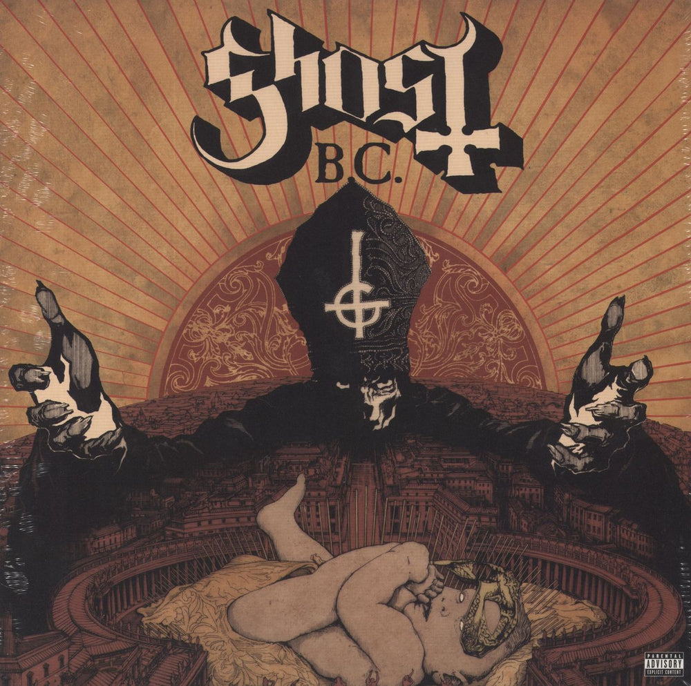 Ghost (Swedish) Infestissumam - Translucent Red Vinyl - Sealed UK vinyl LP album (LP record) 602537343737