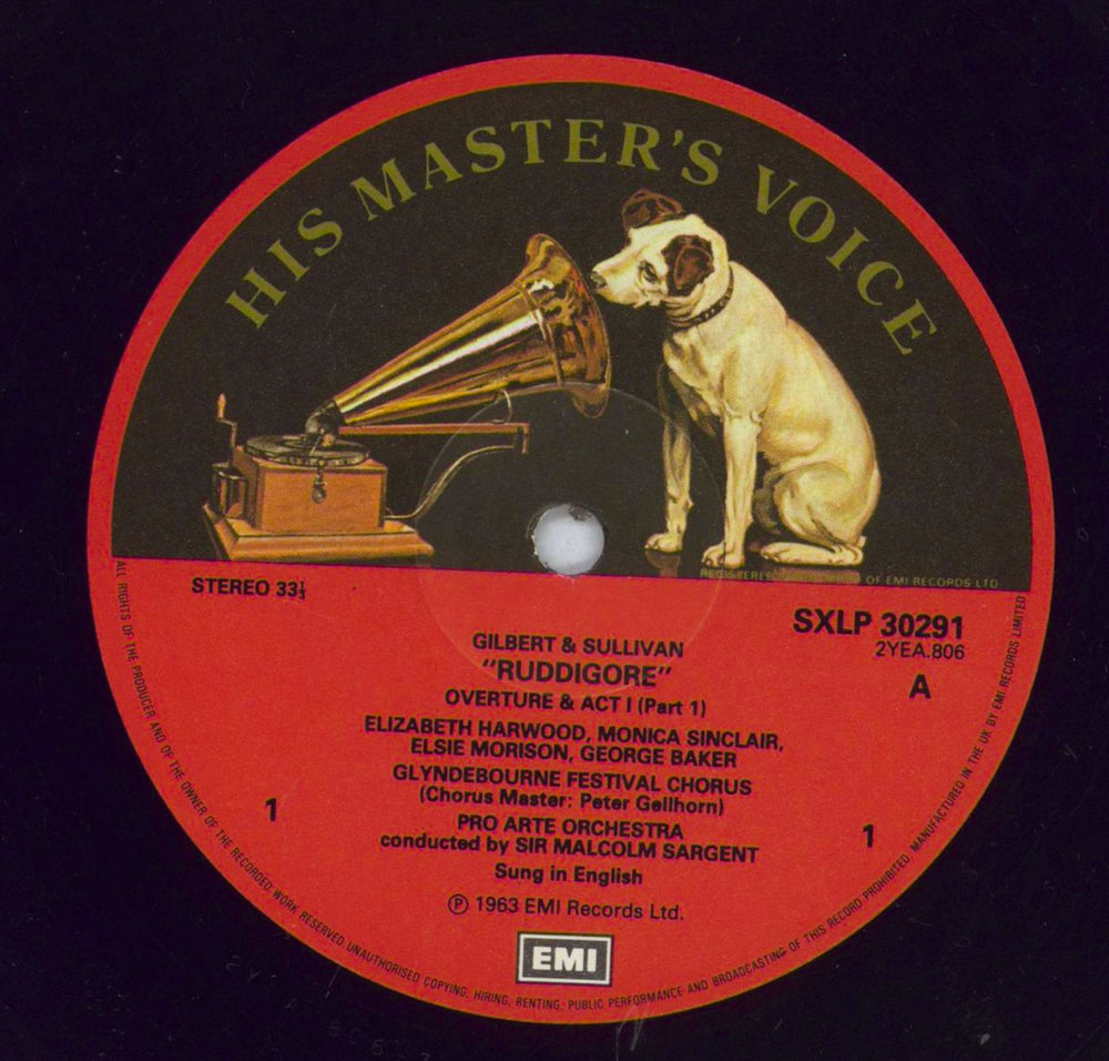 Gilbert & Sullivan Ruddigore UK 2-LP vinyl record set (Double LP Album) G+S2LRU827377