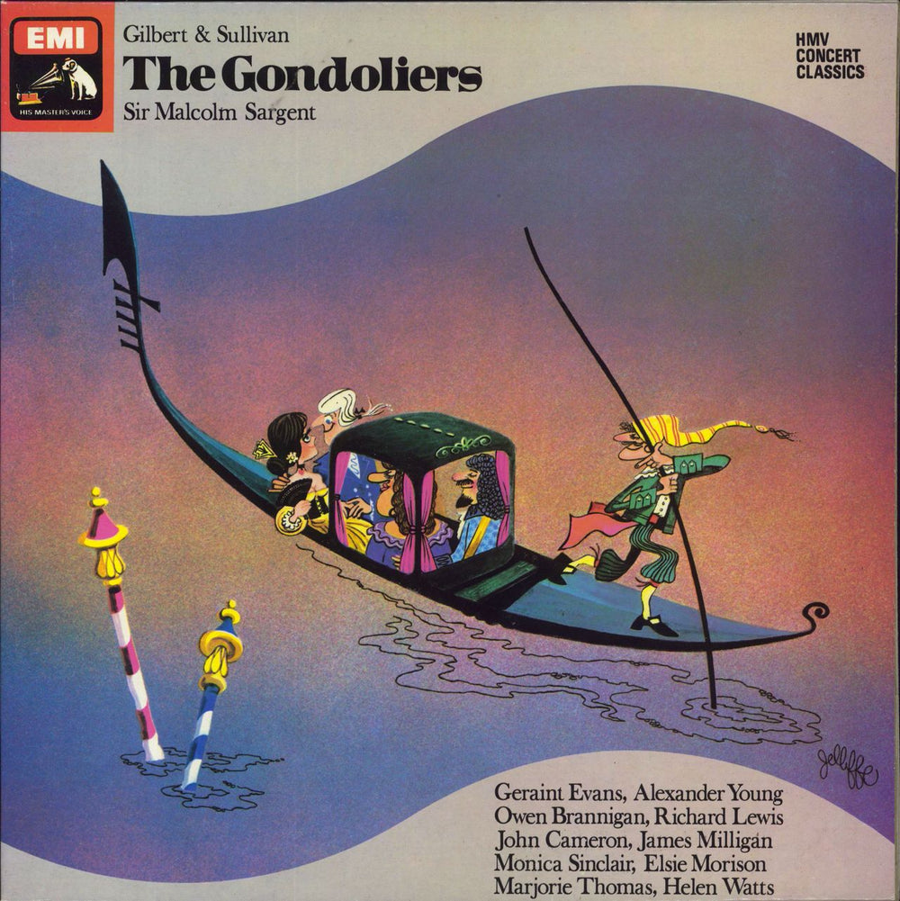 Gilbert & Sullivan The Gondoliers UK 2-LP vinyl record set (Double LP Album) SXDW3027