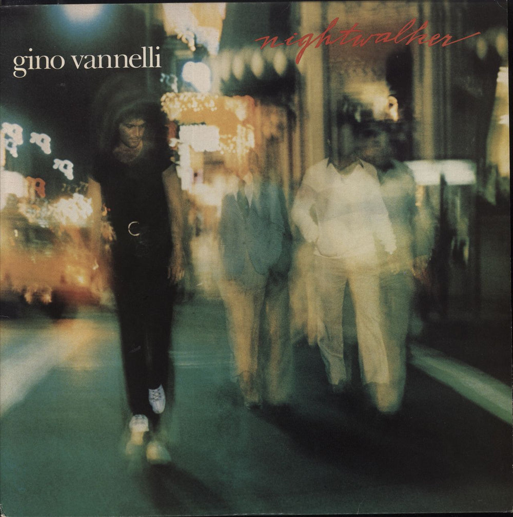 Gino Vannelli Nightwalker UK vinyl LP album (LP record) SPART1148